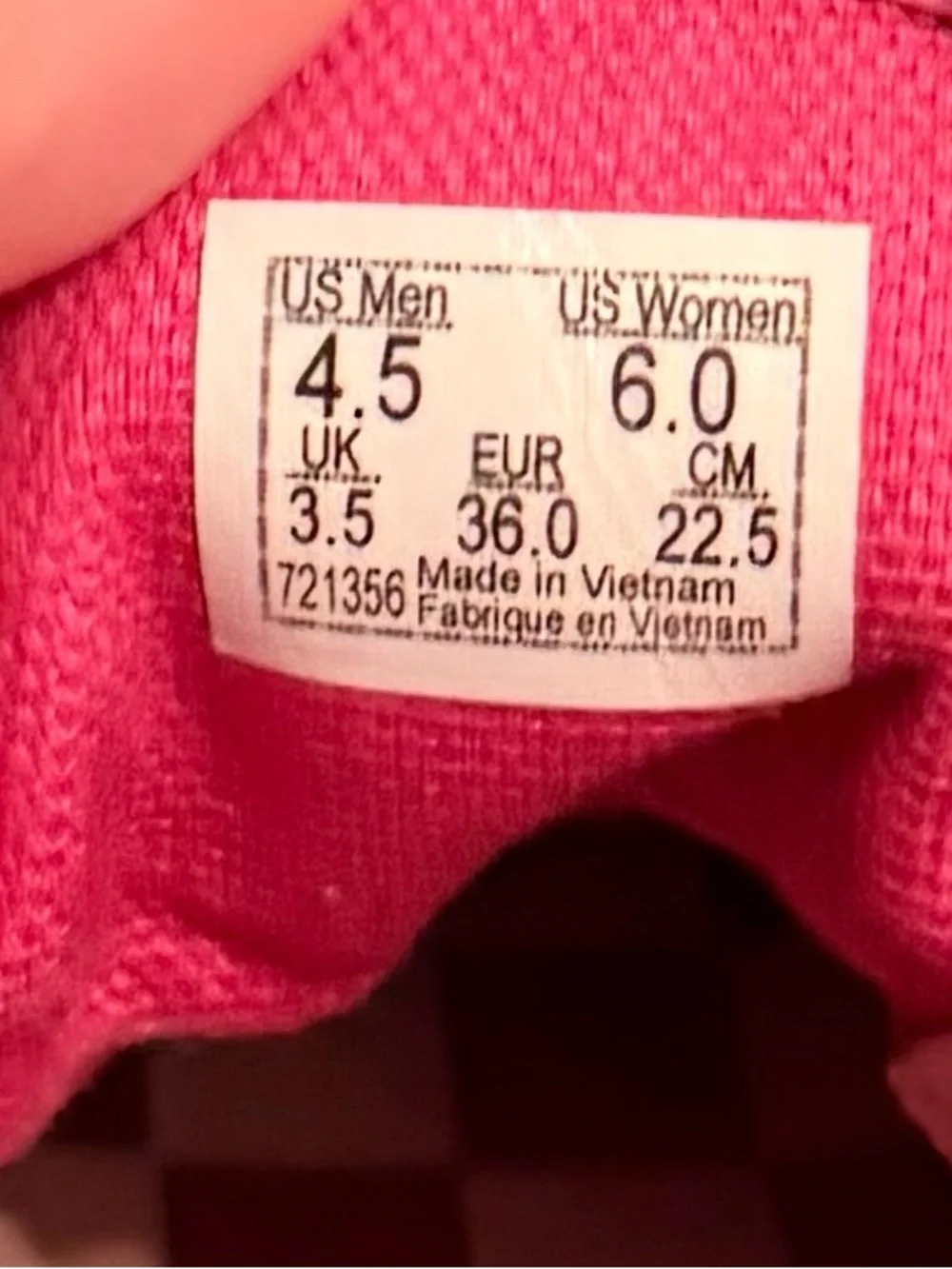 Vans x Barbie Authentic Stackform Sneakers Vibrant Hot Pink Size 6 Barbiecore
